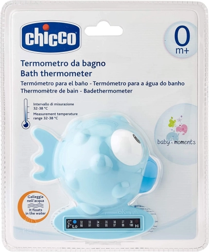 Chicco Badethermometer Fisch hellblau