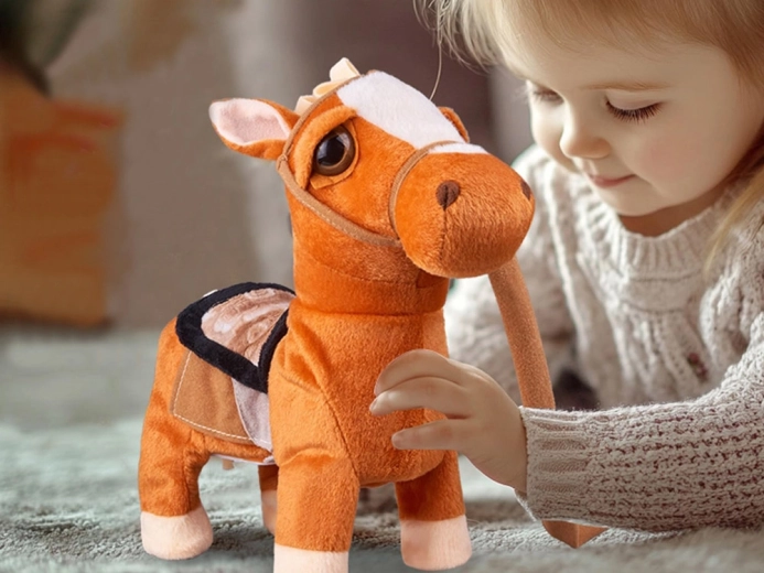 Trainer-Spiel mit Führleine