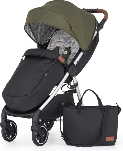 Petite&Mars Sportwagen Royal3 silver mature olive