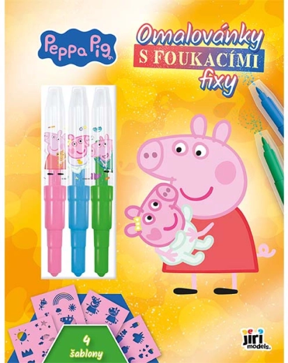 Malbuch mit Sprühstiften Peppa Wutz