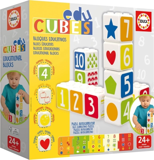 Educa EduCubes Baby stapelbare Lernwürfel