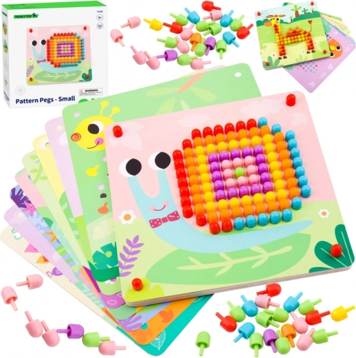 Holzmosaik mit Stiften Tooky Toy