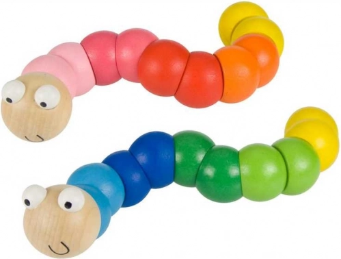 Bigjigs Toys bunter Biegewurm – Blau