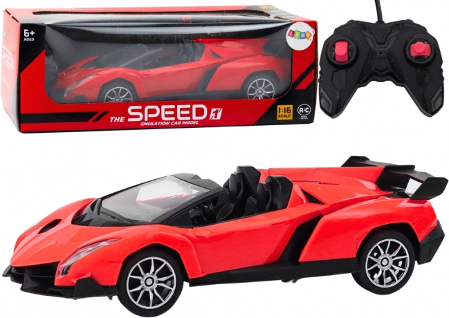 Sportspaß mit RC Auto 1:16, Rot