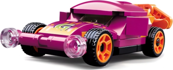 Sluban Power Bricks Aufziehauto violett