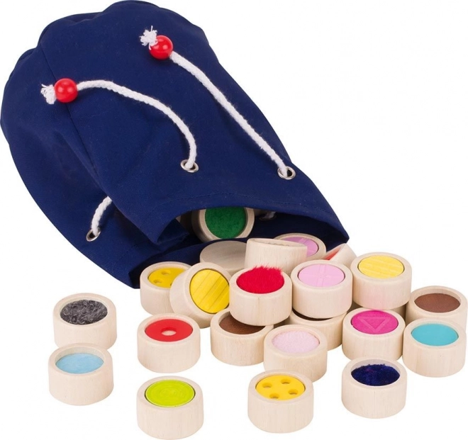 Holz-Tast-Memo-Spiel für Kinder