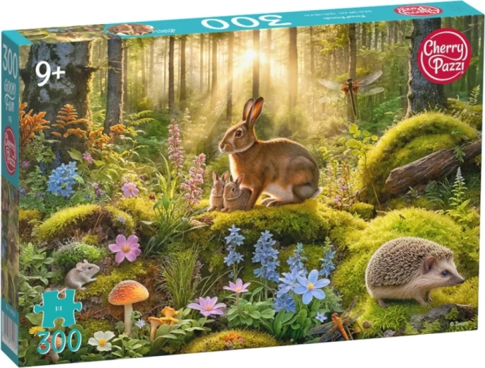 Cherry Pazzi Puzzle Hasen im Wald, 300 Teile