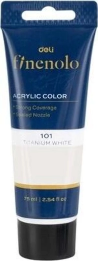 Weiße Acrylfarbe 75 ml