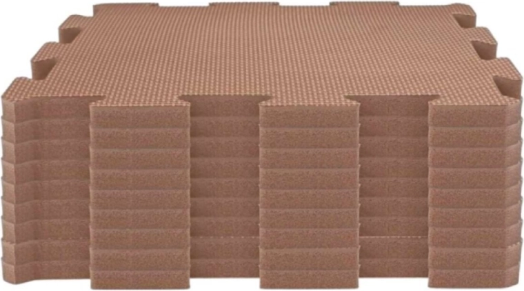 NIDO NIDO Schaum-Spielmatte Puzzle Caramel (9 Teile)