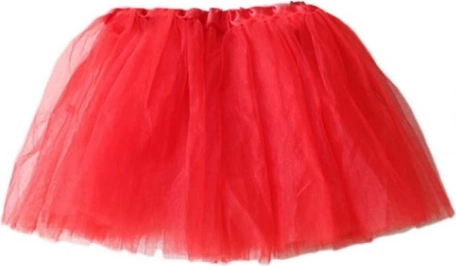 Roter Tüll-Tutu-Rock für Kinder – Karneval, Ballett, Tanzauftritte