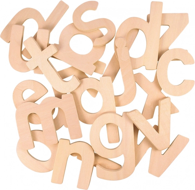 Holz-Alphabet Kleinbuchstaben