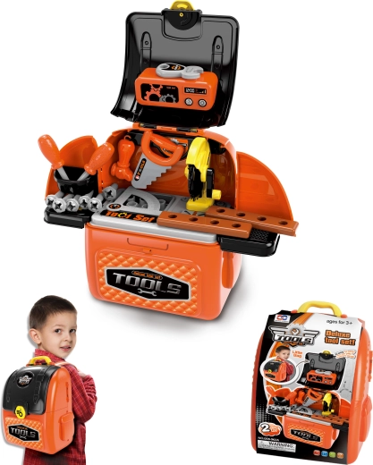 Werkzeug im Rucksack für kleine Tüftler