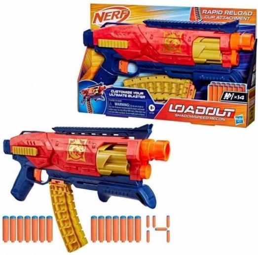 Hasbro Nerf Loadout Shadowspeed Recon Blaster