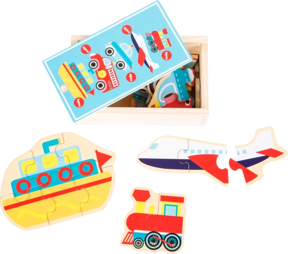 Small Foot Holzpuzzle Fahrzeuge
