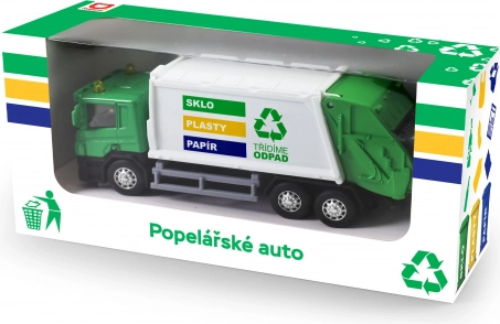 Metall-Müllwagen mit Kunststoffmulde