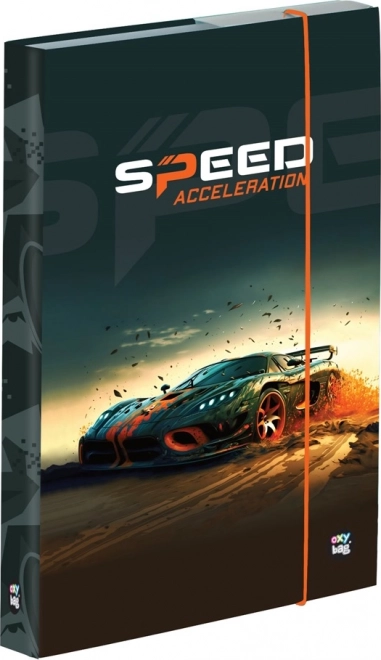 Heftbox A5 mit Auto-Motiv