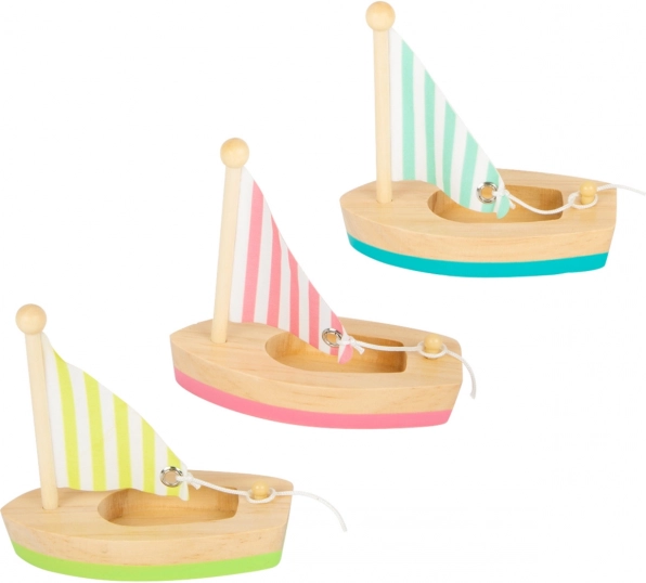 Holzsegelboote Malfoot - Set 3 Stk.