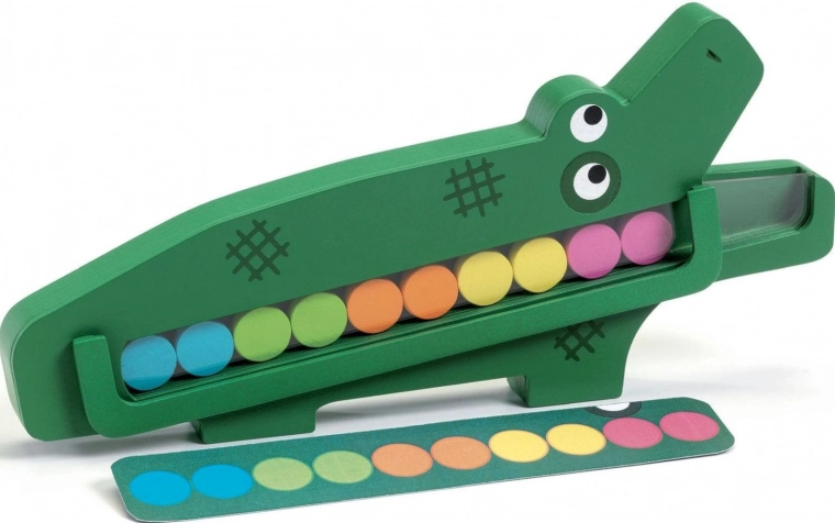 Holzlernspiel Crococroc für Kinder