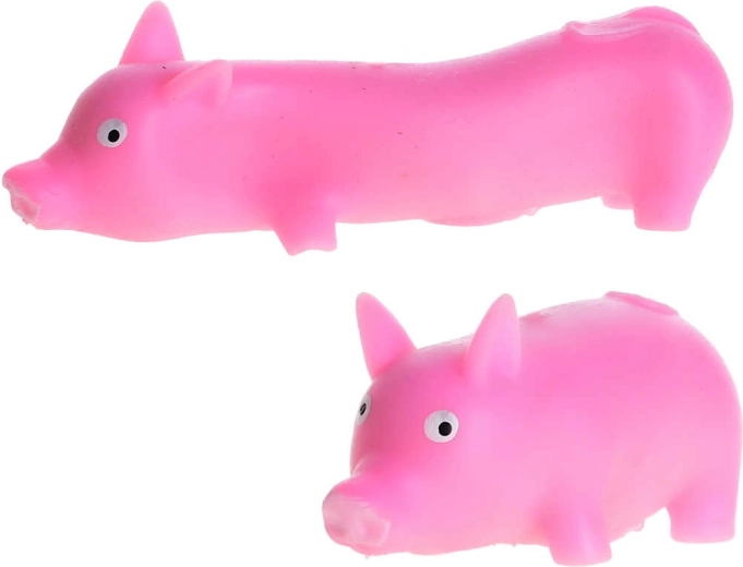 Weiches Stretch-Anti-Stress-Schweinchen 10 cm - 1 Stück