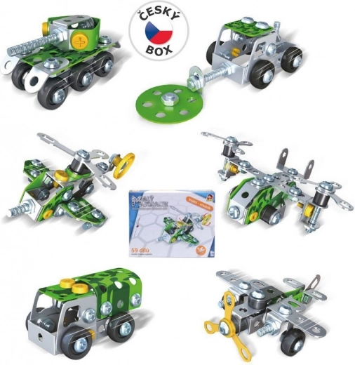 Kleiner Mechaniker – Militärtechnik Metallbaukasten