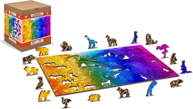 Holzpuzzle Vogelparadies 2-in-1