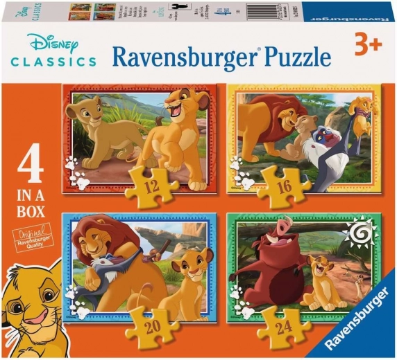 Ravensburger Puzzle Der König der Löwen 4 in 1