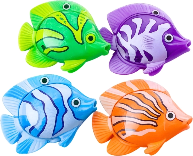 4 auffällig bunte Fische