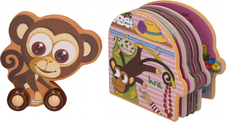 Interaktives Set Mini Mani Affe – Spielzeug und Buch mit App