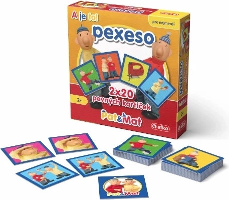 Efko Baby-Pexeso in der Box Pat und Mat – 20 Paare