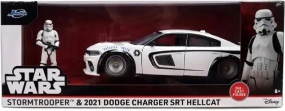 Jada Star Wars Dodge Charger R/T 1:24 mit Stormtrooper-Figur