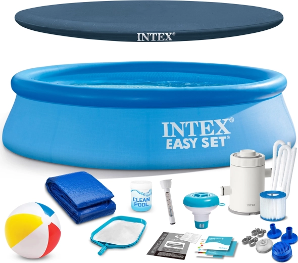 Aufblasbarer Gartenpool 244 × 61 cm INTEX Easy Set 16-in-1