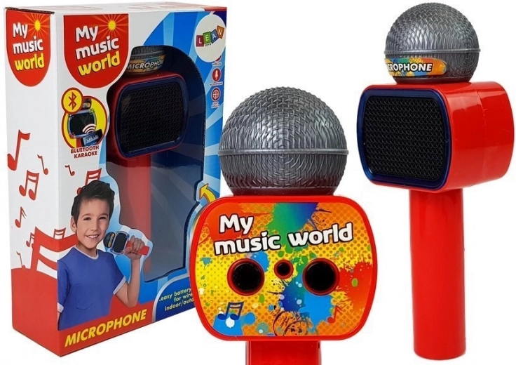 Kabelloses Kinder-Karaoke-Mikrofon Bluetooth, Rot
