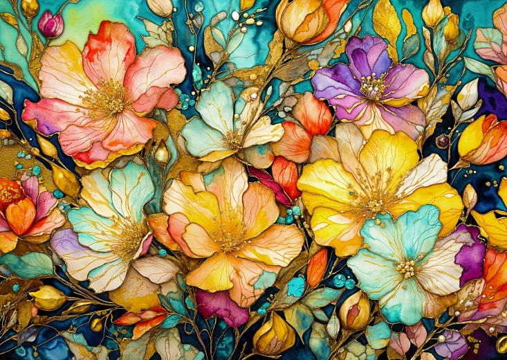 Enjoy Luxus-Blumengarten Puzzle 1000 Teile