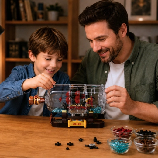 Gemeinsames Bauen für Kinder und Erwachsene