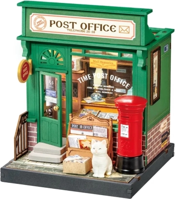 Miniatur-Häuschen Postamt