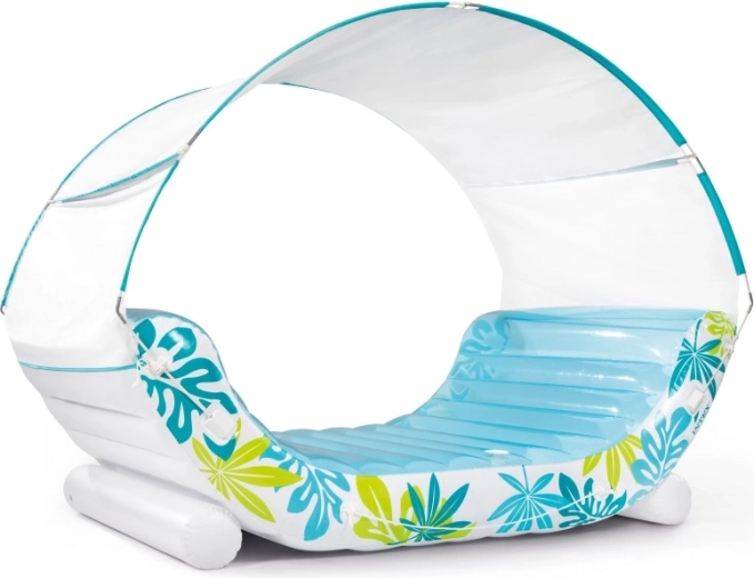 Aufblasbare Liege Tropical mit Sonnendach