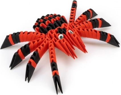 Realistische Spinne ganz ohne Klebstoff