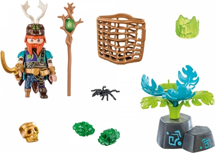 Interaktive Pflanze mit Kristallen