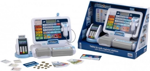 Kinderkasse mit Terminal und Scanner