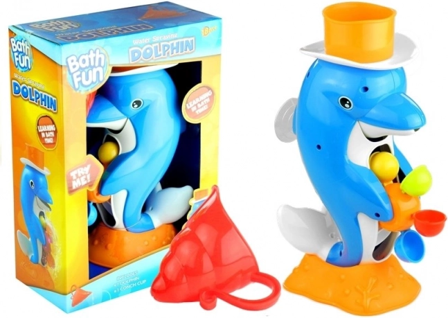 Lustiges Delfin-Badespielzeug für Wanne und Pool