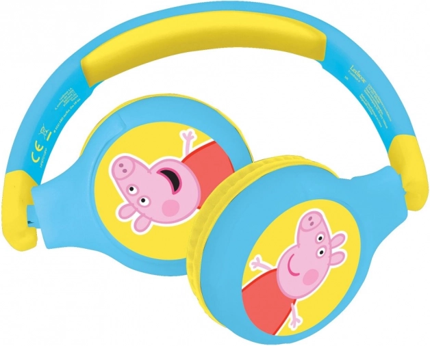 Kinder Bluetooth-Kopfhörer PEPPA PIG mit klappbarem Design