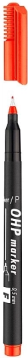Permanenter Marker ICO OHP F rot 0,5 mm