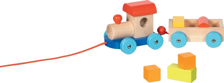 5 Holzklötze zum Zusammenstecken und Bauen