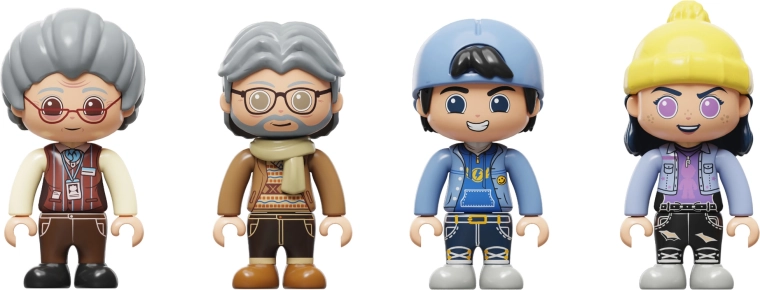 4 Minifiguren für lebendige Geschichten