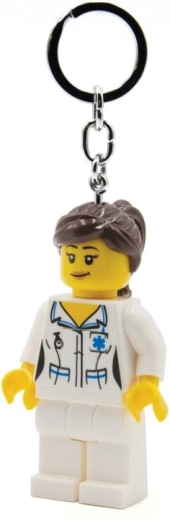 Authentische LEGO-Minifigur einer Sanitäterin
