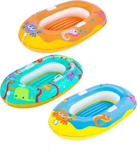 Bestway Kinder-Schlauchboot mit Haltegriffen und Zugleine 119 × 79 cm