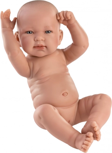 Llorens New Born Mädchen – realistische Babypuppe, Vollvinylkörper 40 cm