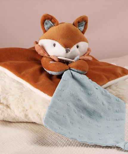 Schmusetuch 2-in-1: Fuchs und Decke für ein Gefühl von Geborgenheit