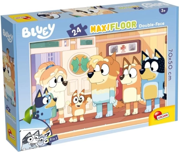 Beidseitiges Maxi-Puzzle 24 Teile BLUEY