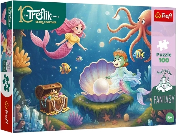 Inspiriert von Fantasy: Puzzle im Königreich der Meerfeen (100 Teile)